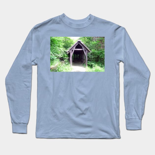 Covered walkway in Summer Long Sleeve T-Shirt by tomg